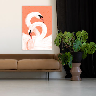 Art contemporain contemporain, oiseau romantique
