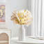 Ensemble de 3 vases en céramique nervurés blancs, vases à fleurs minimalistes modernes pour la décoration intérieure, pièce maîtresse de style bohème pour table, tablette, manteau de cheminée, foyer, entrée