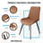 Kamai Faux Leather Upholstered Modern Dining Chair Side Chair with Carbon Steel Legs-1479552976-1510804566