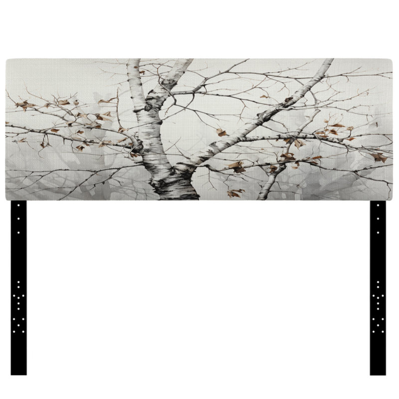 Karta - Tête de lit tapissier à motif floral, Très grand