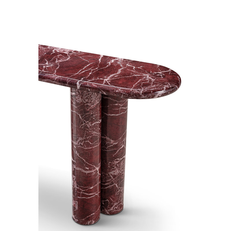 Bianco Genuine Marble Console