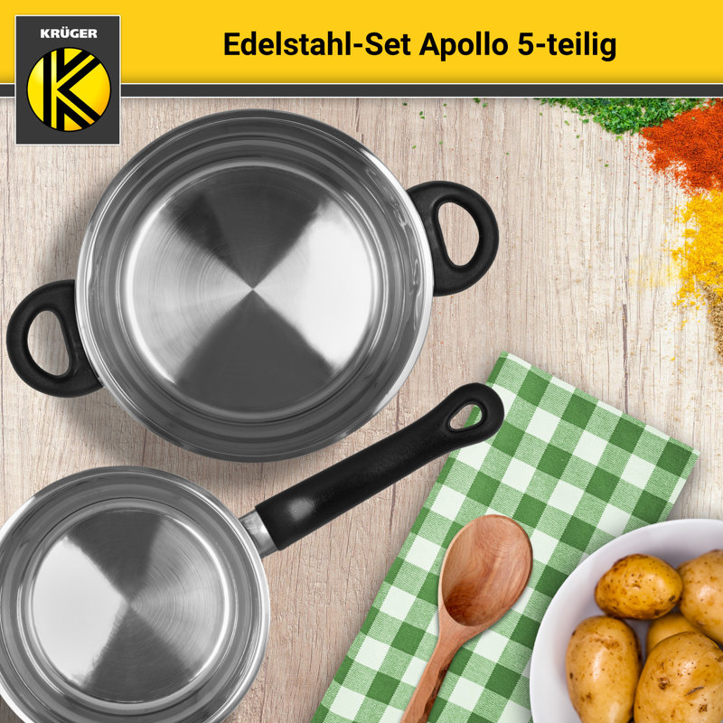 9 - Piece Stainless Steel Cookware Set