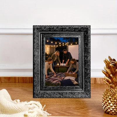 Cadre photo 11 "x 14" noir pour manteau de cheminée 1PC