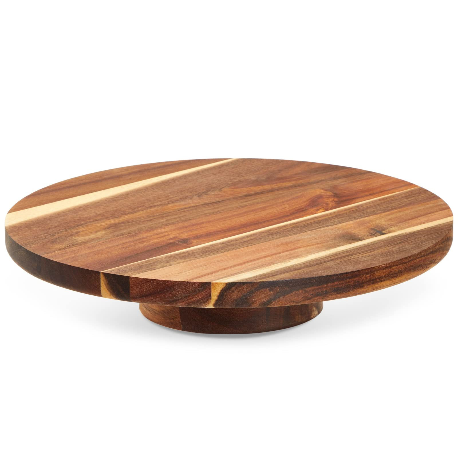 Loon Peak® Round Acacia Wood Cake Stand For Wedding, Wooden