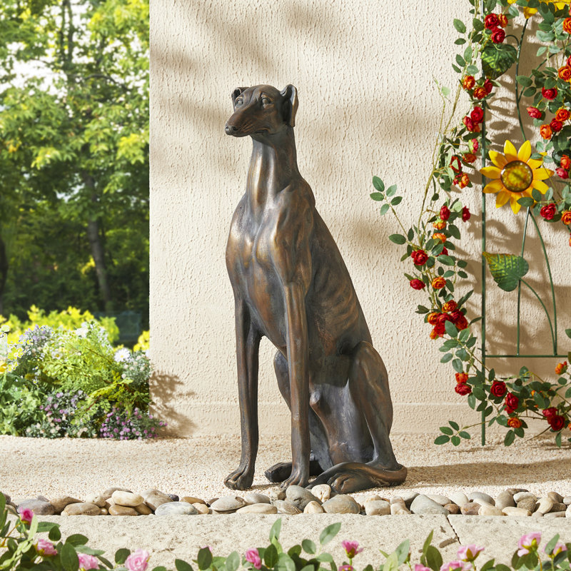 Statue de jardin Elgotra, H 30,25 po x l 9,5 po x P 16,75 po
