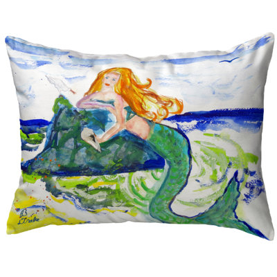Outdoor Reversible Throw Pillow