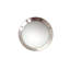 IP44 30cm Silver Glass Bathroom Flush Mount