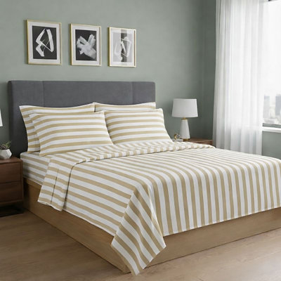 Ensemble de draps toutes saisons en microfibre - doux, léger et durable