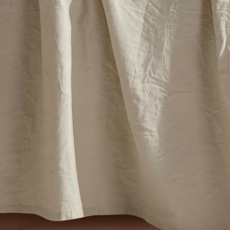 100% Natural Linen Queen Size Sheet Set (4 Pieces), 16-Inch Deep Pockets, Breathable, Durable, Tear-Resistant, Machine Washable, Apricot