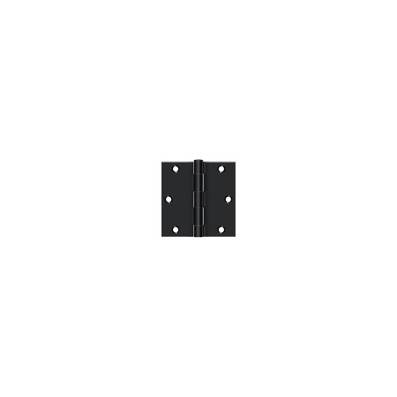 Steel Hinge, Paint Black
