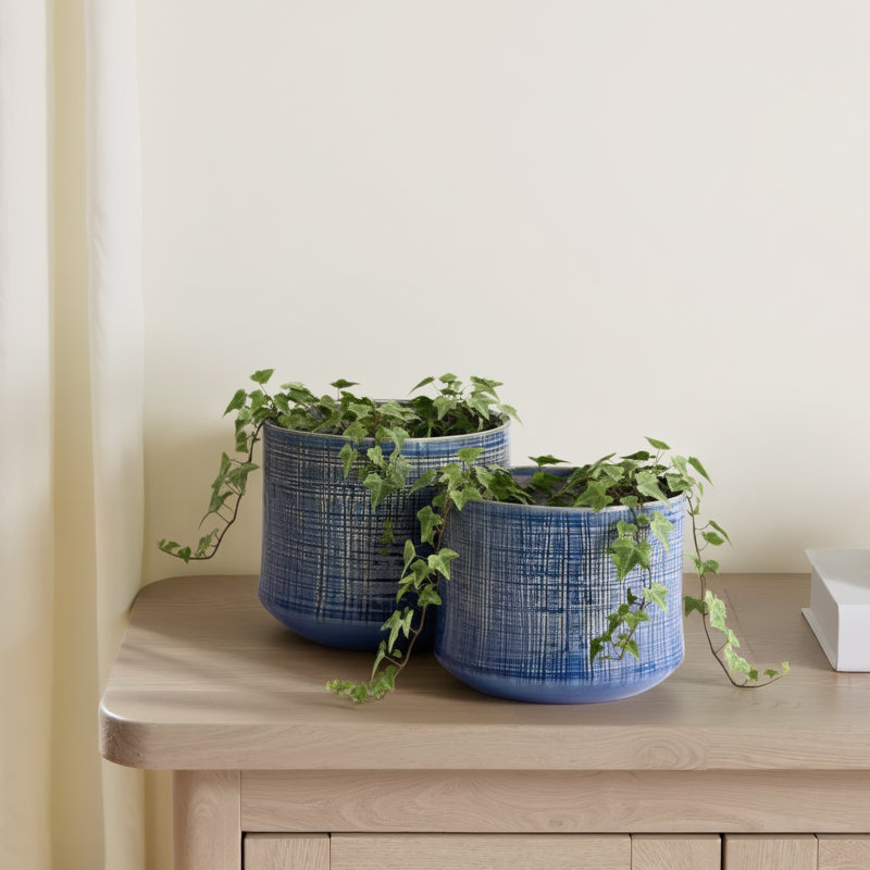 Lior Handcrafted Stone Indoor / Outdoor Pot Planter