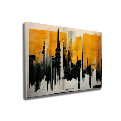 Stunning Decorative Canvas Painting, 27.6 x 39.4 inches | 50% Cotton / 50% Polyester, Digital Printing on Canvas | Sturdy 0.8 x 0.8 inches Wooden Frame, Perfect for Living Room or Office Décor, Eye-Catching Wall Art