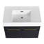 Armoire de salle de bain 30 po, fixation murale de style châtaignier noir, lavabo en résine à bords épais, portes silencieuses, meuble-lavabo 30 po avec lavabo, charnières de porte à fermeture douce, décor contemporain-1470450270