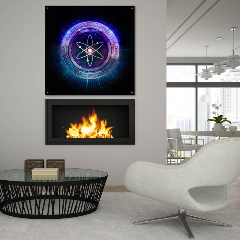 «Wagmi Cosmos Crypto» par Valentyn Artemenko, H 36 po x l 36 po x P 0,2 po