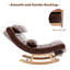 Fauteuil inclinable ergonomique à bascule de 22,83 po Hasler-1485466776