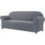 Housse de canapé 1 pièce en jacquard extensible, housses de canapé en polyester et spandex, housse de protection pour meubles de salon universelle pour animaux de compagnie lavables à la machine, housses de canapé antidérapantes pour canapé à 3 coussins pour chiens (canapé, gris)-904826470-904826488