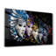 Élégante peinture murale en verre trempé de 13,8 po x 21,7 po | 100% verre trempé, épaisseur: 0,16 pouce | Imprimé UV pour des couleurs éclatantes | Parfait pour la décoration intérieure, le salon et les espaces de bureau