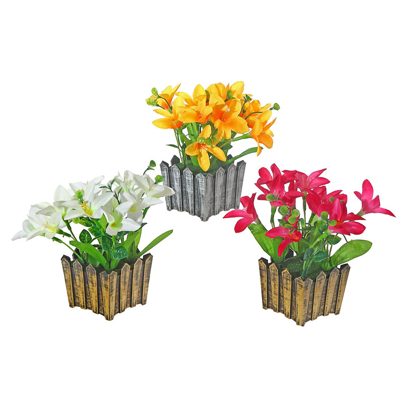 Centres de table Lily en pot