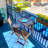 Jceon Rectangular Acacia Outdoor Folding Balcony Table