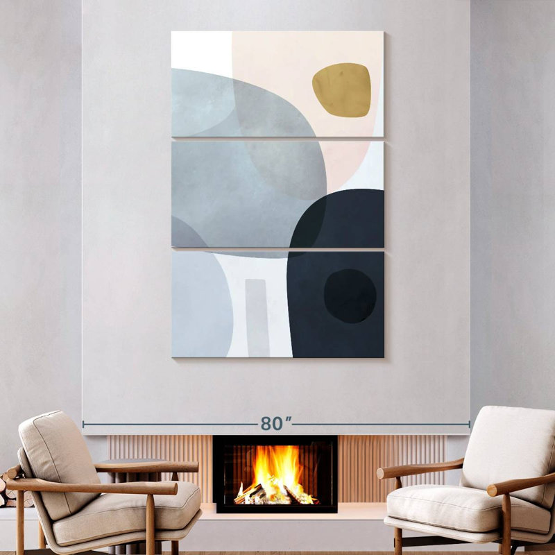 Avery Gold Monde II, 74" H x 48" W