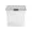 Wham Clip 14L Square Plastic Storage Boxes with Secure Clip Lock Lids. L:29 x W:29 x H:26cm-98970072