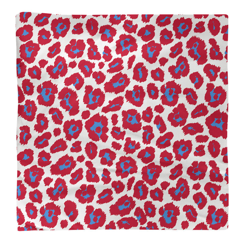 Serviette de foot à dos de Houston, Blanc / Bleu clair, 10 po x 10 po
