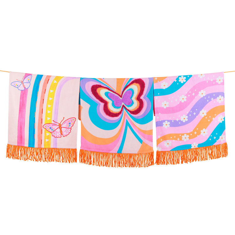 The Groovy Gardens Artisan Kitchen Tea Towel Set of 3