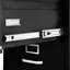 Classeur vertical à 4 tiroirs en métal, serrure et tringle de suspension amovible, pour documents de format A4 / lettre / légal, acier laminé à froid, classeur robuste à fermeture en douceur avec serrure, organisation de bureau à domicile,