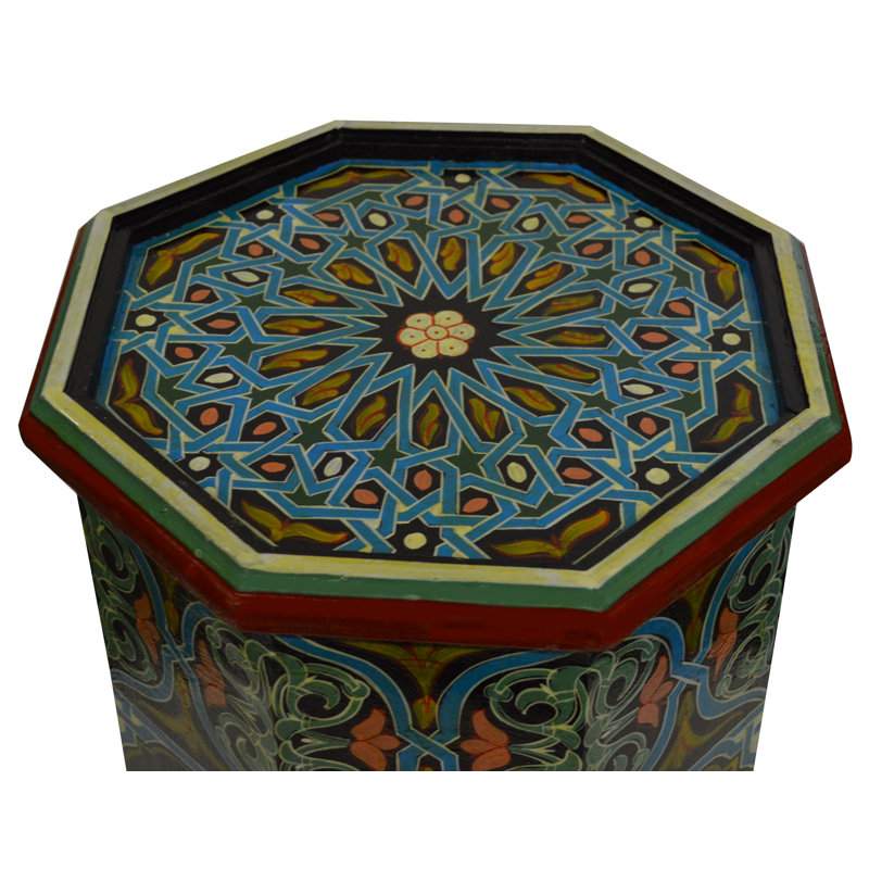 Large handcrafted Moroccan table, Noir, noir, noir, noir