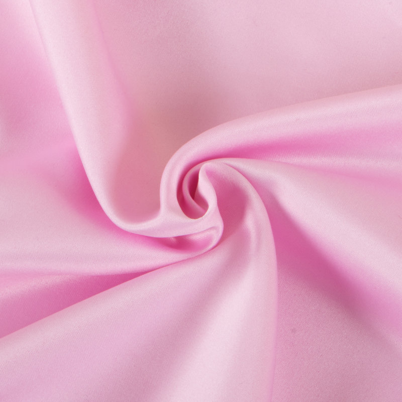 Taie d'oreiller en satin, Grand, Rose clair