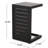 Outdoor Matte Black Side Table Made From Aluminum Patio In Style