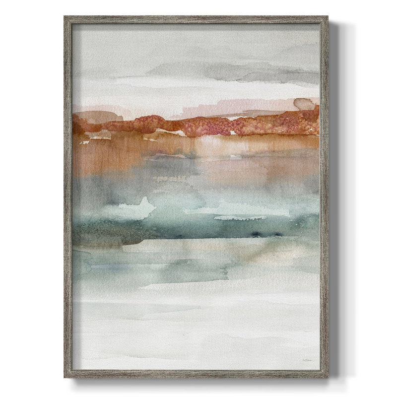 Cinnabar Sundown Framed Print - Solid Wood, 11" H x 9" W