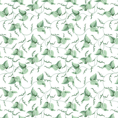 Scm Ivy Scroll Sage Linen Sample