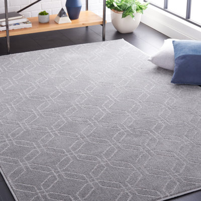 Motif et tapis uni gris 406