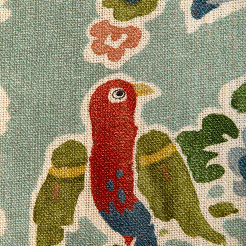 Posy Print, Blue/Green/Turquoise