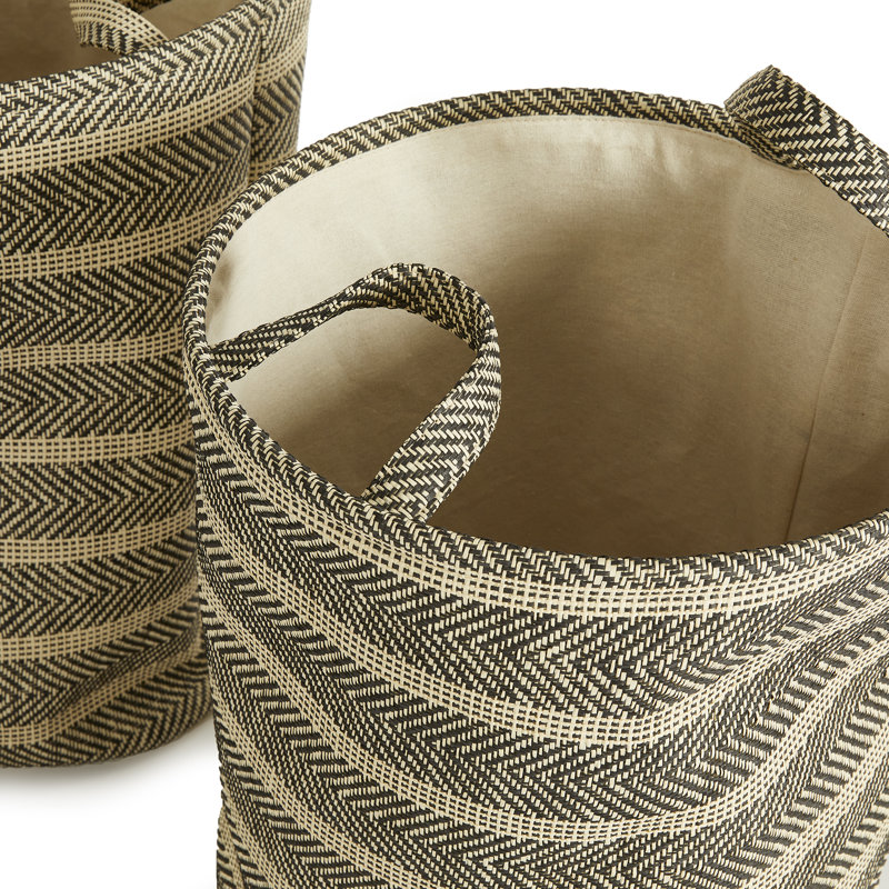 Ensemble de 2 paniers en tissu Jumelle