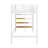 Twin Size Metal Loft Bed With Shelf-937421957