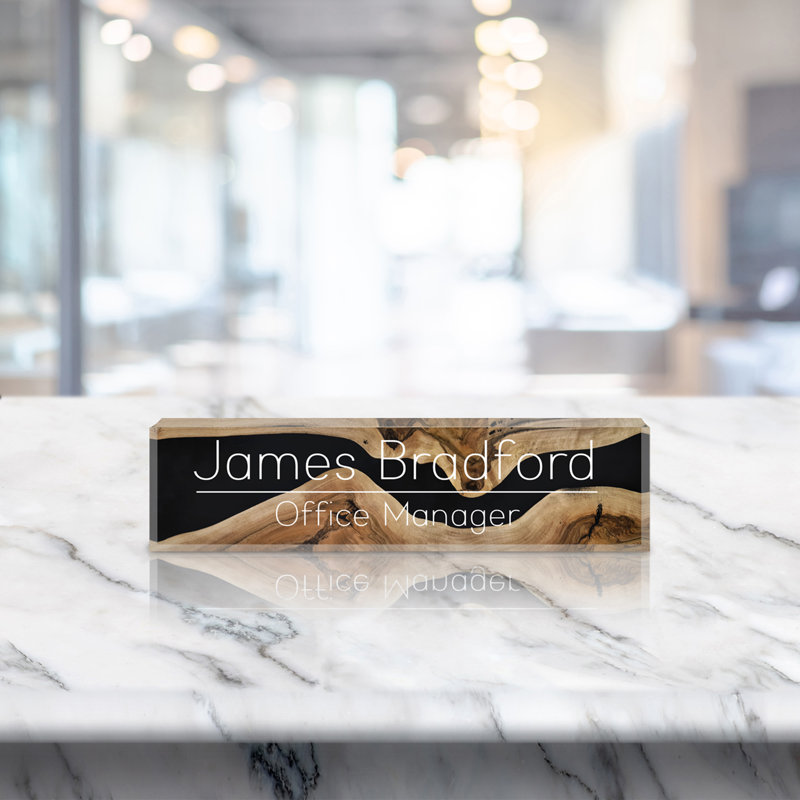 Plaque en bois personnalisée, Oui
