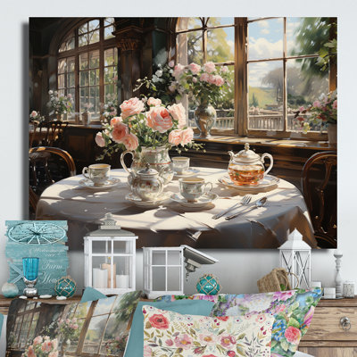 Country Clubs Afternoon Tea V - Country Clubs Metal Wall Decor