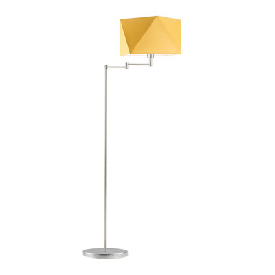 Glasper 163cm Swing Arm Floor Lamp