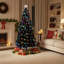 Lighted Artificial Christmas Tree-2081268488