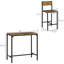 Table de bar et chaise 3 pièces Industrial