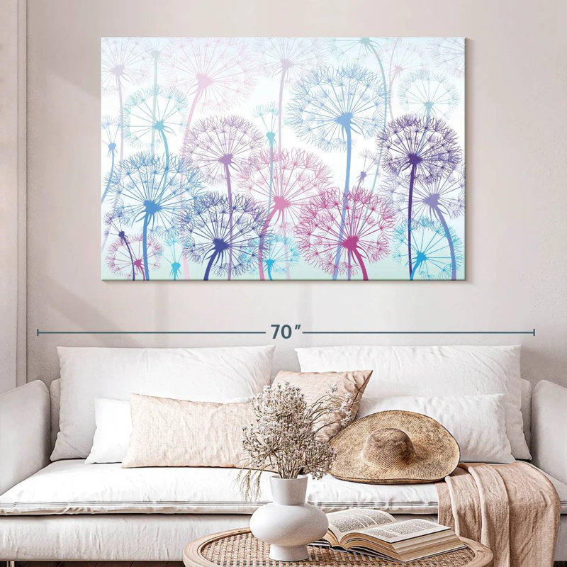 Fluffy Pastel Dandelions