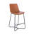 Mehetabel Upholstered Counter Stool with Metal Frame