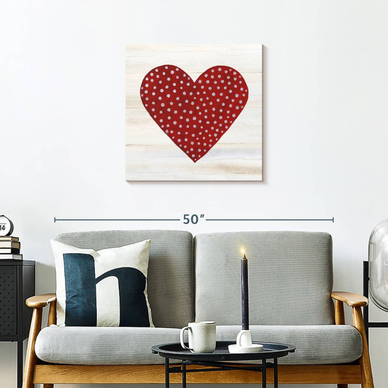 Hardie rustique cœur de la Saint-Valentin I, H 24 po x l 24 po