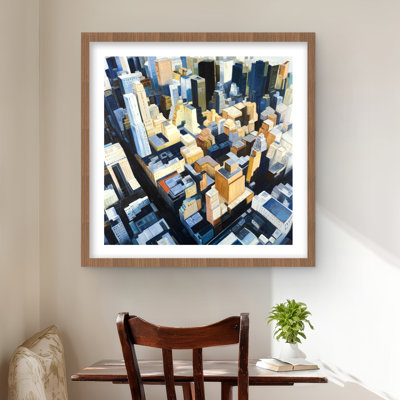 Manhattan View of Empire State Building Print | Home Decor