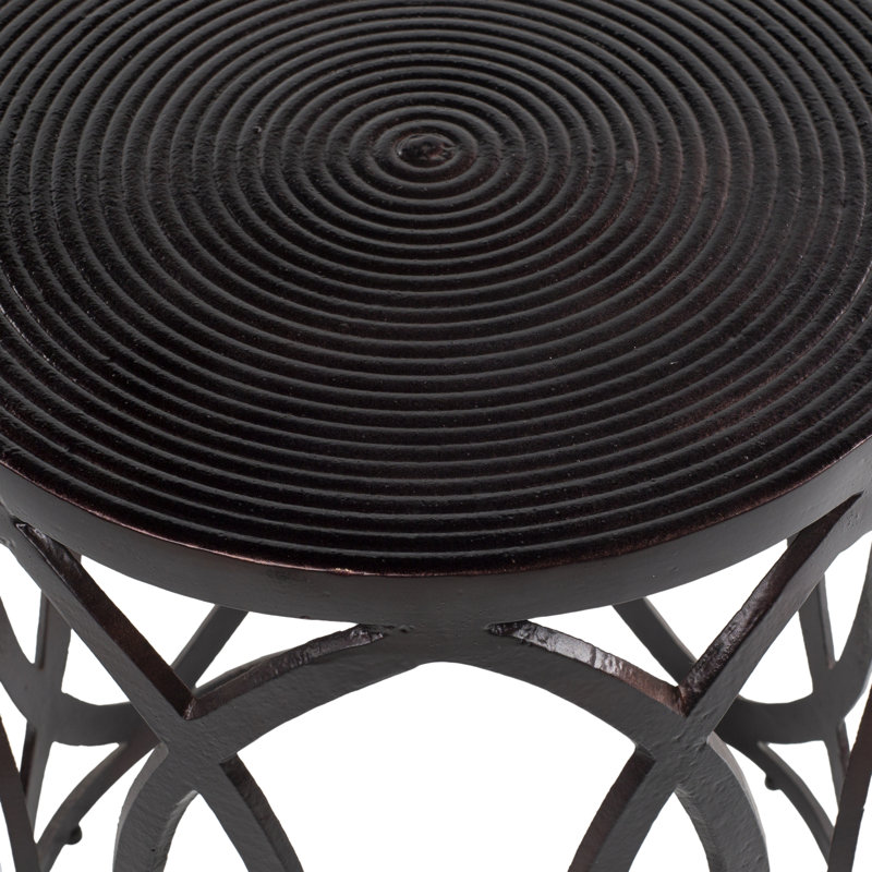 Table de bout Harnish, Bronze