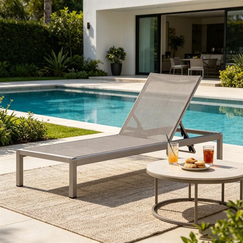 CAPE CORAL KD CHAISE LOUNGE, Gray
