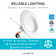7.32'' Selectable Color Temperature Dimmable LED Retrofit Recessed Lighting Kit