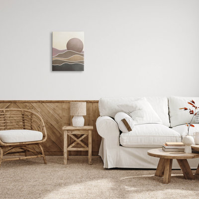 «Boho Desert Sun Dunes», estampe numérique moderne par Lil 'Rue